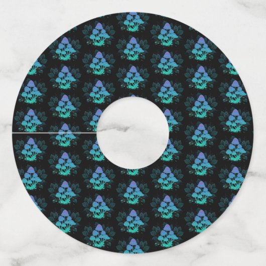 Étiquette Pour Verre De Vin Tabourets dans Bushes (Devant)