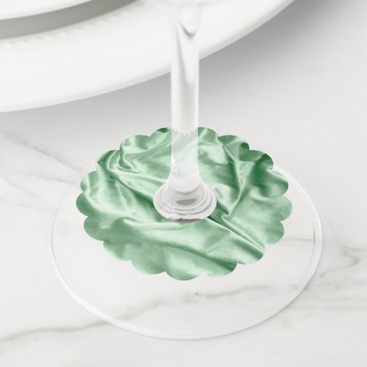 Étiquette Pour Verre De Vin Texture du tissu 4 (De près)