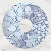 Étiquette Pour Verre De Vin Travail numérique Abstrait 6 (Dos)