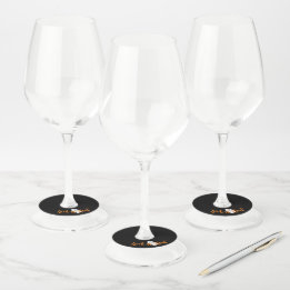 Étiquette Pour Verre De Vin Trick or Treat Fantôme Halloween