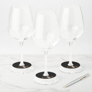 Étiquette Pour Verre De Vin Trick or Treat Fantôme Halloween