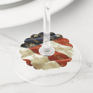 ÉTIQUETTE POUR VERRE DE VIN TRUMP