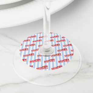 Étiquette Pour Verre De Vin Trump GRAND Dîner de célébration