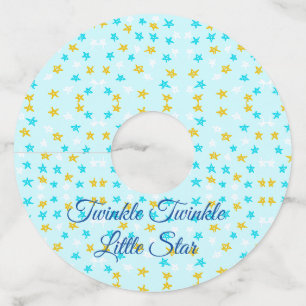 Étiquette Pour Verre De Vin twinkle twinkle petite étoile ajouter nom photo ét
