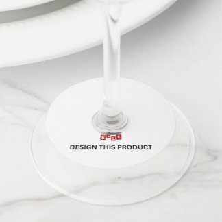 Étiquette Pour Verre De Vin VENTE ! Balises en verre de vin (2,5 po) - Ensembl