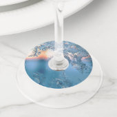 Étiquette Pour Verre De Vin Vue figée (De près)