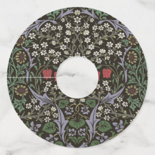 Étiquette Pour Verre De Vin William Morris Blackthorn Tapestry Floral