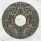 Étiquette Pour Verre De Vin William Morris Blackthorn Tapestry Floral (Dos)
