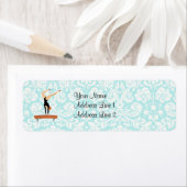 Étiquette Poutre de balance de gymnastique (En situation)