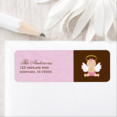 Étiquette Précieux bébé fille Christening (En situation)