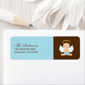 Étiquette Précieux bébé garçon Christening (En situation)