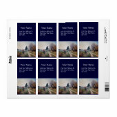 Étiquette PREMIER PRINTEMPS EN GOUVERNALAIS / Paysage Toscan (Feuille entière)