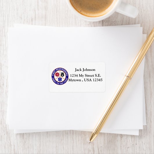 Étiquette Premier répondeur (En situation)