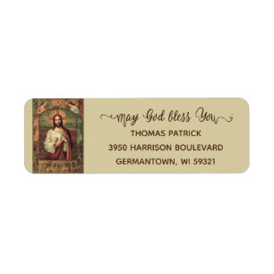 Étiquette Première Communion Sainte Jésus Eucharistie Tradit