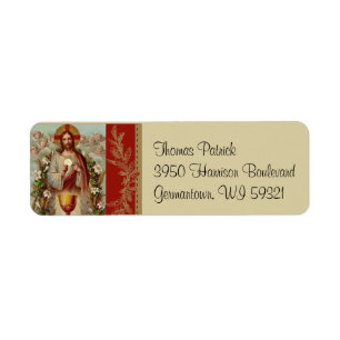 Étiquette Première eucharistie de Jésus de sainte communio
