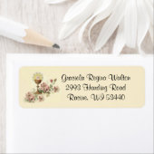 Étiquette Première Sainte Communion Chalice Fleurs hôtes (En situation)