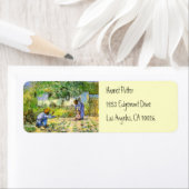 Étiquette Premiers pas (après Millet) Van Gogh Fine Art (En situation)