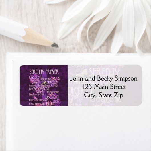 Étiquette Prière de sérénité (En situation)