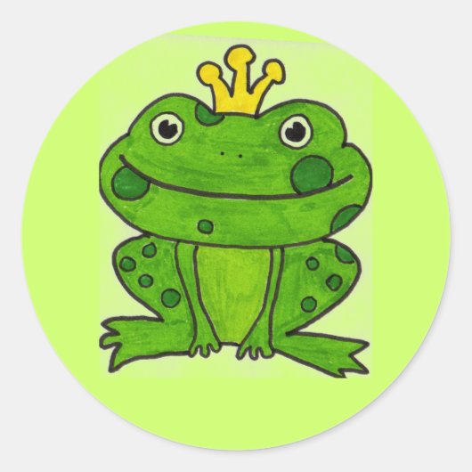 Étiquette prince de grenouille (Devant)