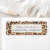 Étiquette Prince d'Or noir Brown Leopard (En situation)