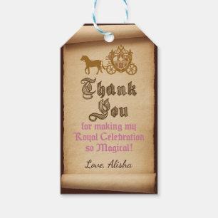 Étiquette Princess Carriage Favor