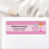 Étiquette Princesse & Château (En situation)