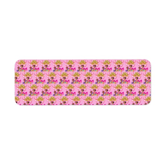 Étiquette Princesse en rose (Devant)