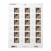 Étiquette Princesse Mermaid (Feuille entière)