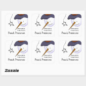 Étiquette principal Snowman Jar (Feuille)