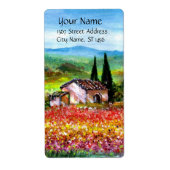 ÉTIQUETTE PRINTEMPS EN TOSCANE (Devant)