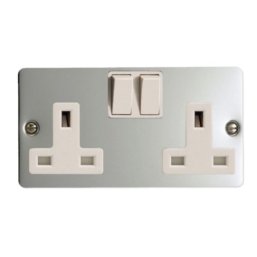 Étiquette Prise USB AC BS 1363 [British Standard] (Devant)