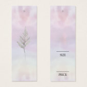 Étiquette Prix de couture du logo minimal (Devant & derrière)