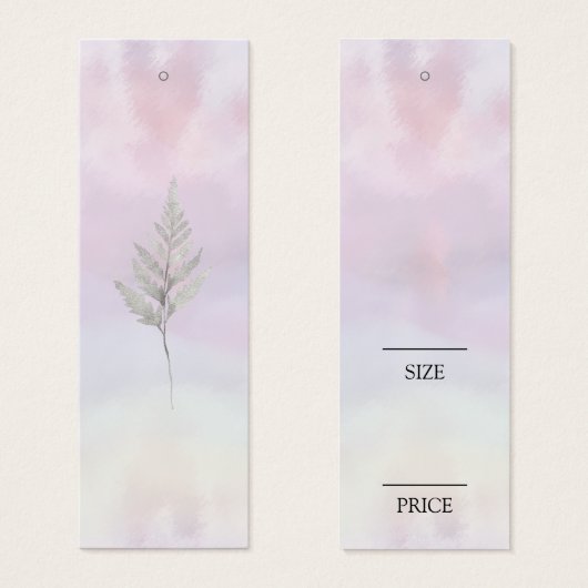 Étiquette Prix de couture du logo minimal (Devant & derrière)