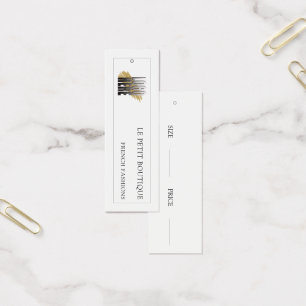 Étiquette Prix de péage du logo du budget moderne