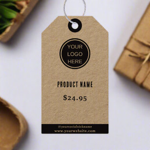 Étiquette Prix Petite entreprise Logo Boutique Cle