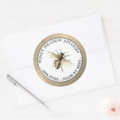 Étiquette produit Apiary personnalisé fabriqué par (Enveloppe)