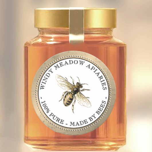 Étiquette produit Apiary personnalisé fabriqué par