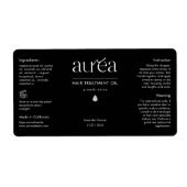 Étiquette produit de bouteille de beauté cosmétiqu (Devant)