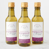 Étiquette produit de fusion de cire rouge cerise (Bouteilles)