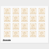 Étiquette produit de lune céleste (Feuille)