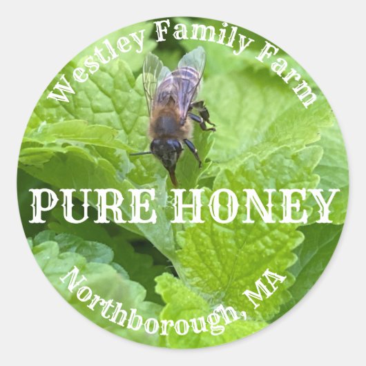 Étiquette produit personnalisable (Devant)