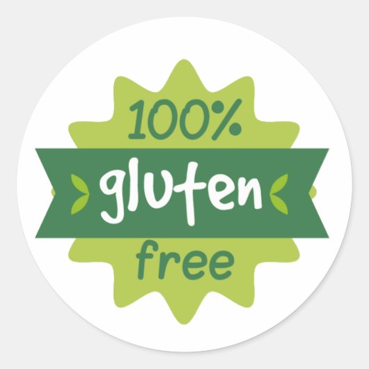 Étiquette produit sans gluten (Devant)