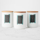 Étiquette produit Turquoise de cadre de Parties sc (Bouteilles)