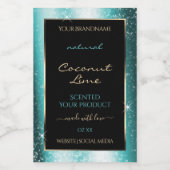 Étiquette produit Turquoise de cadre de Parties sc (Étiquettes simples)