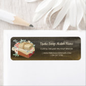 Étiquette Produits de bain Spa bio (En situation)