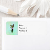 Étiquette Produits de mariage Monarch sur Chardon (En situation)