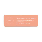 Étiquette  Professional Business Logo  Return Address Label (Devant)