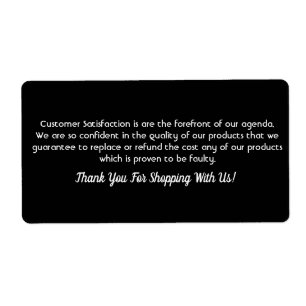 Étiquette Professional Product Business Labels