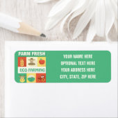 Étiquette Professionnel Agricole Iconique Conçu (En situation)