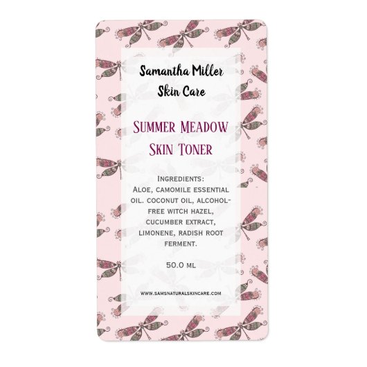 Étiquette professionnel de toner de peau | Sticker (Devant)